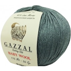 Gazzal Baby Wool 818 szary