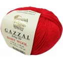 Gazzal Baby Wool 811 czerwony
