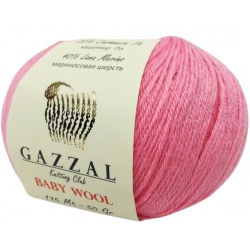 Gazzal Baby Wool 828 cukierkowy róż