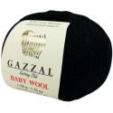 Gazzal Baby Wool 803 czarny