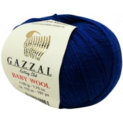 Gazzal Baby Wool 802 granatowy