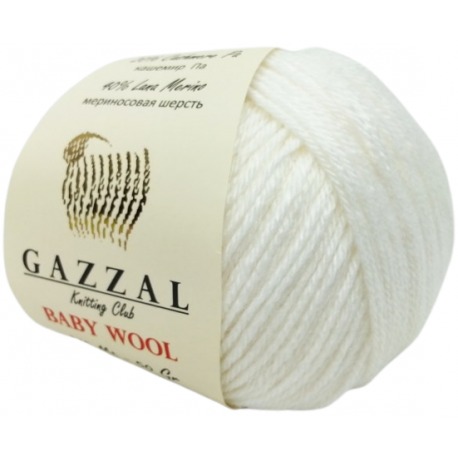 Gazzal Baby Wool 801 ekri