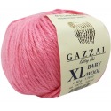 Gazzal Baby Wool XL 828 cukierkowy róż
