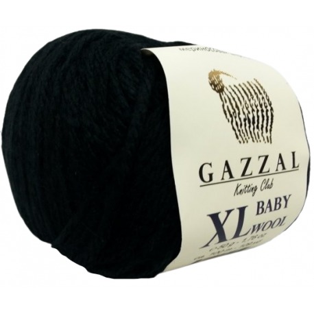 Gazzal Baby Wool XL 803 czarny