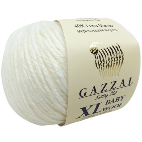 Gazzal Baby Wool XL 801 ekri