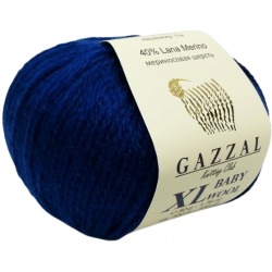 Gazzal Baby Wool XL 802 granatowy