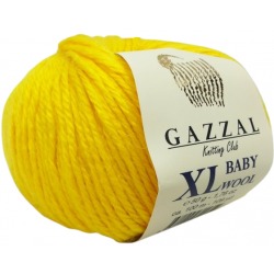 Gazzal Baby Wool XL 812 żółty