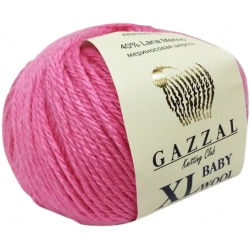 Gazzal Baby Wool XL 831 różowy