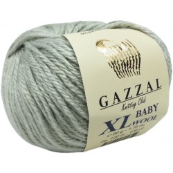 Gazzal Baby Wool XL 817 jasny szary