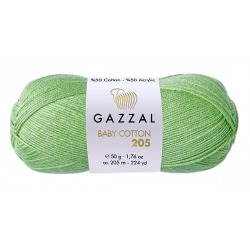 Gazzal Baby Cotton 205 jasny zielony 508