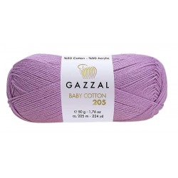Gazzal Baby Cotton 205 fioletowy 510