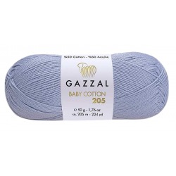 Gazzal Baby Cotton 205 jasny niebieski 511