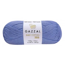 Gazzal Baby Cotton 205 niebieski 512