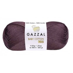 Gazzal Baby Cotton 205 brązowy 524