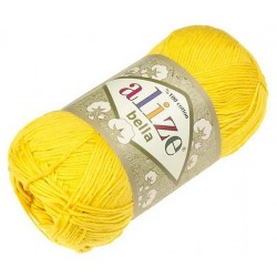 Alize Bella 488 żółty (100g)