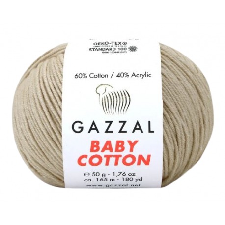 Gazzal Baby Cotton jasny beżowy 3446