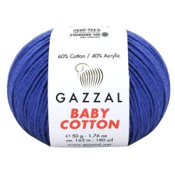 Gazzal Baby Cotton niebieski 3421