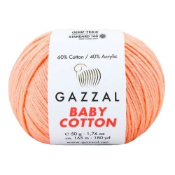 Gazzal Baby Cotton brzoskwiniowy 3412