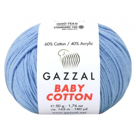 Gazzal Baby Cotton 3423 niebiesk