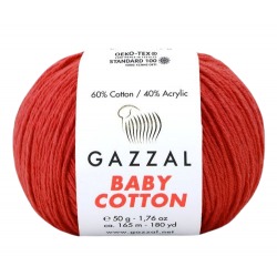 Gazzal Baby Cotton koralowy 3418