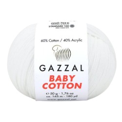 Gazzal Baby Cotton biały 3432