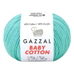 Gazzal Baby Cotton 3452 jasny turkusowy