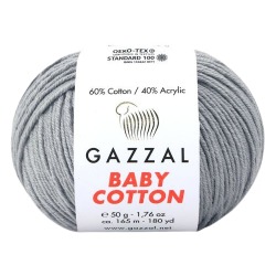 Gazzal Baby Cotton 3430 szary
