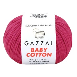 Gazzal Baby Cotton 3415 amarantowy