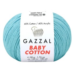 Gazzal Baby Cotton błękitny 3451