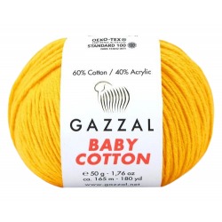Gazzal Baby Cotton 3417 żółty