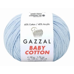 Gazzal Baby Cotton 3429 pastelowy błękit