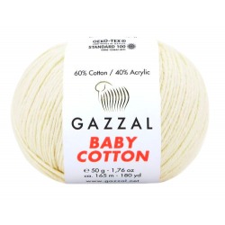 Gazzal Baby Cotton ekri 3437