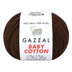 Gazzal Baby Cotton brązowy 3436