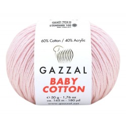 Gazzal Baby Cotton 3411 pastelowy róż