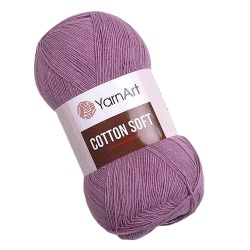 YarnArt Cotton Soft 65 brudny róż