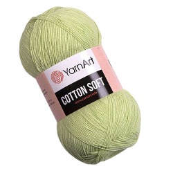 YarnArt Cotton Soft 11 pastelowa zieleń