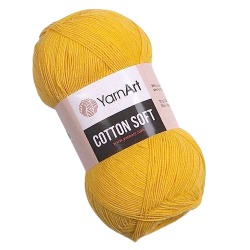 YarnArt Cotton Soft 35 żółty