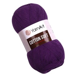 YarnArt Cotton Soft 50 fioletowy