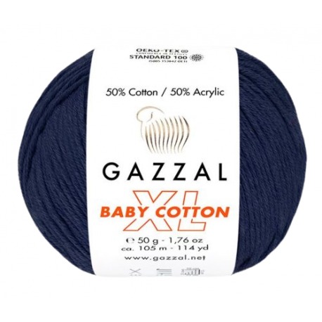 Gazzal Baby Cotton XL 3438 granatowy