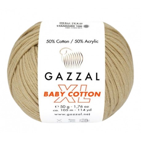 Gazzal Baby Cotton XL 3424 beżowy