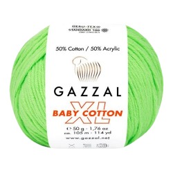 Gazzal Baby Cotton XL 3427 neonowa zieleń