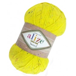 Alize Cotton Gold Tweed 110 cytrynowy