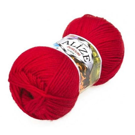 Alize Burcum Klasik 106 czerwony