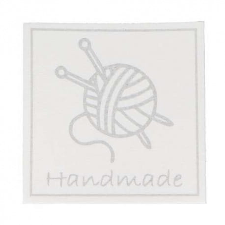 Naszywka skórzana Hand Made 172 "kłębek" 5cm x 5cm