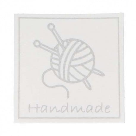 Naszywka skórzana Hand Made 172 "kłębek" 5cm x 5cm