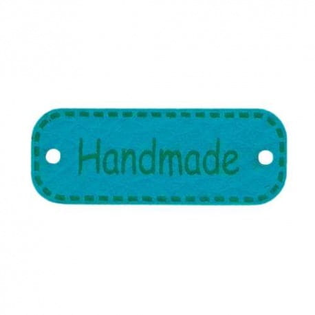 Naszywka skórzana Hand Made 185 10x30mm