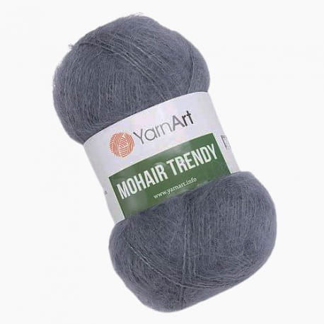 YarnArt Mohair Trendy 114 szary