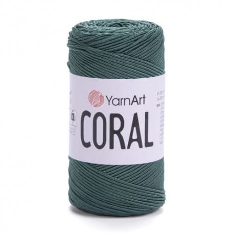 YarnArt Coral 1913 butelkowa zieleń