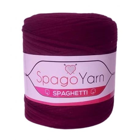 Spaghetti Spago Yarn śliwkowy