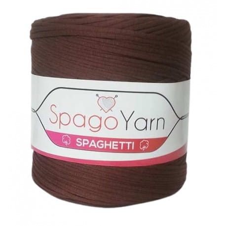 Spaghetti Spago Yarn brązowy